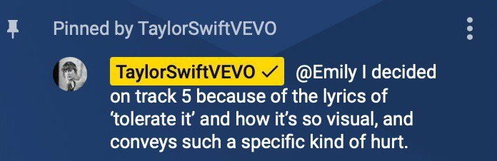 Finally, Taylor explained the song in a YouTube chat to celebrate the premiere of the “willow” music video, emphasizing that the track is [so visual]:
