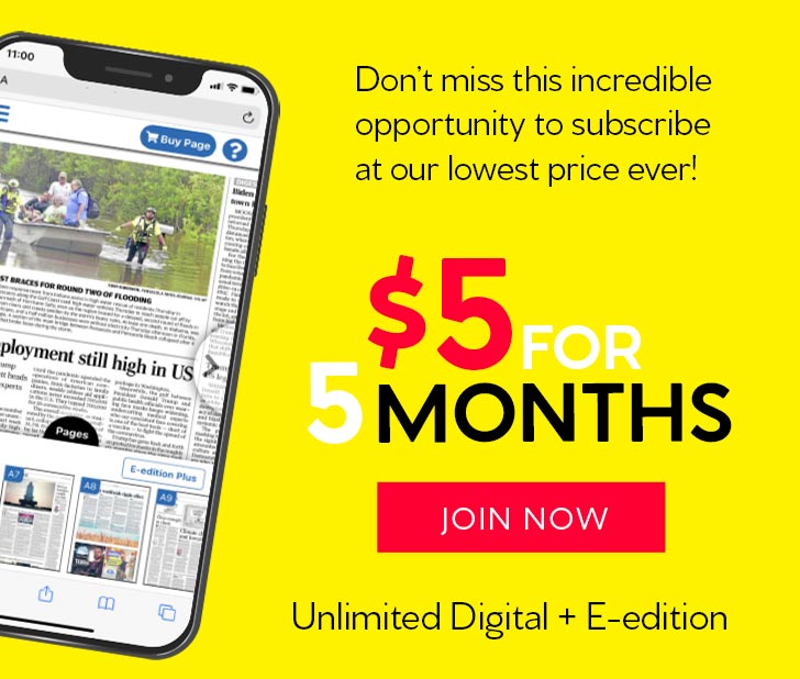 Today is the last day to get this price! $5 for 5 months or 52 weeks at just $49.99 for a Tulsa World digital subscription: tinyurl.com/5for5forlocalj…