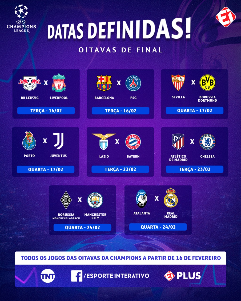 Champions inicia oitavas com os favoritos Barcelona, PSG e Liverpool na  berlinda - Esporte - Extra Online