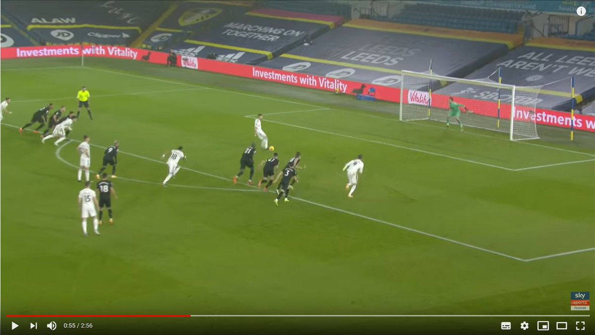 It wasn't only Bamford in the area. In this example, there would be another retake of the penalty had Patrick Bamford scored the rebound, or if Angelo Obgonna had cleared a rebound as he too was encroaching.The VAR will take no action after a scored or missed target penalty.