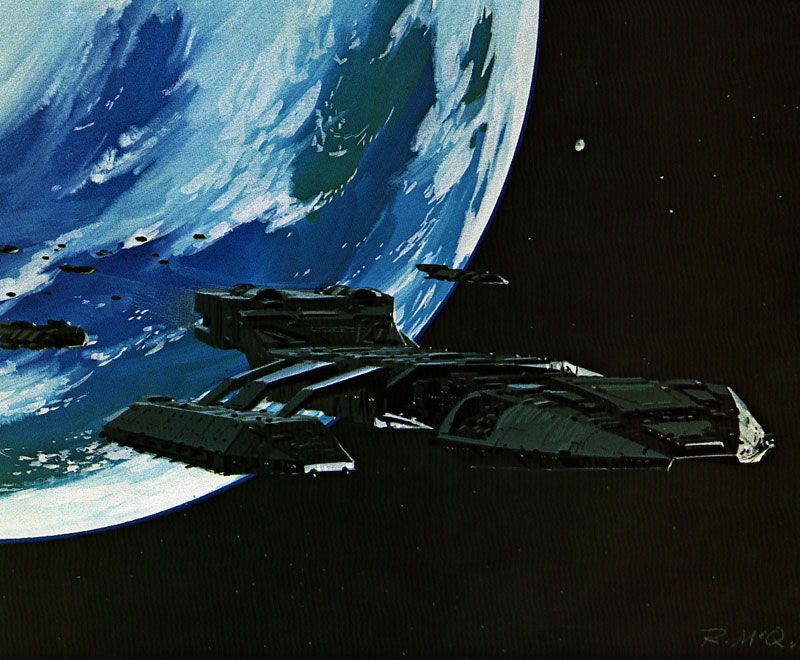 Advent Calendar: The Art of Ralph McQuarrie.Dec 14: Battlestar Galactica (1978-1979)