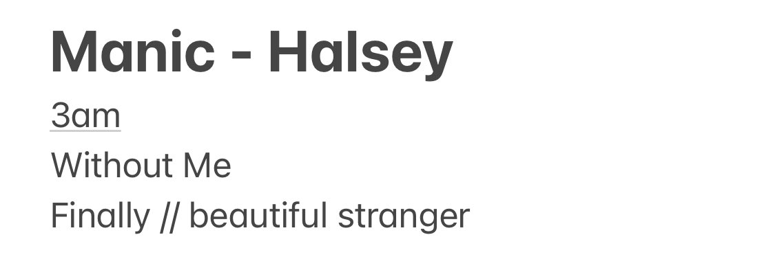  @halsey / the emotion and diversity of this record is astonishing. Snubbed