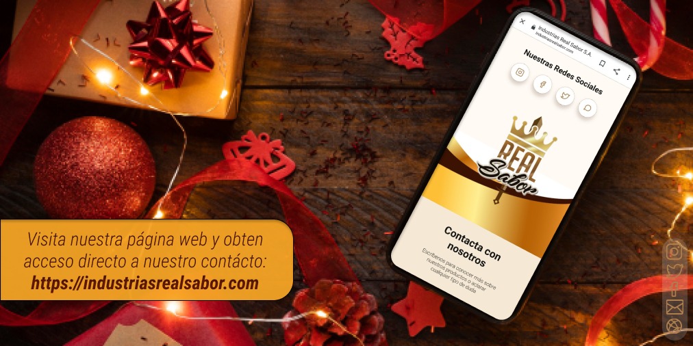 En Industrias Real sabor trabajamos para hacerle a nuestros clientes la vida más fácil. 

Haz click en nuestra página web y contáctanos ✉

¡𝑺𝒐𝒎𝒐𝒔 𝑮𝒆𝒏𝒕𝒆 𝑹𝒆𝒂𝒍!

#IndustriasRealSabor
#RealSabor
#RecetasReales
#SomosGenteReal
#GenteReal
#ConstruyendoPais