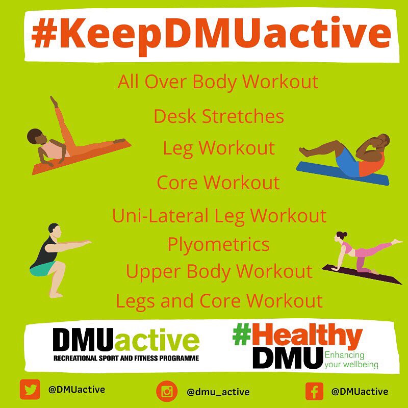 DMUactive's tweet photo. #KeepDMUactive Workouts 

Remember to warm up and cool down!

If needed, you can adapt the exercises to the ability of what you can do 🤗

Please be aware of your surroundings and make sure you have enough room to safely partake in all workouts 🧘‍♀️

#HealthyDMU https://t.co/w5J2RcMWld