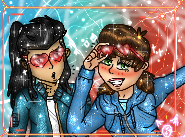 KitKalGal0w0's tweet photo. 🕷️🕸️🔥

[Just gals being lesbeans-] 

[anatomy is hard-]

#Sketch #sketchbook #Digital #sparkles #glow #glitter #border #mystyle #MarvelsSpiderman2017 #genderbent #PeterParker #Spiderman #HarryOsborn #hobgoblin #pose #lesbians #lesbeans #bisexual #artredraw #art https://t.co/KbrWsvjIip