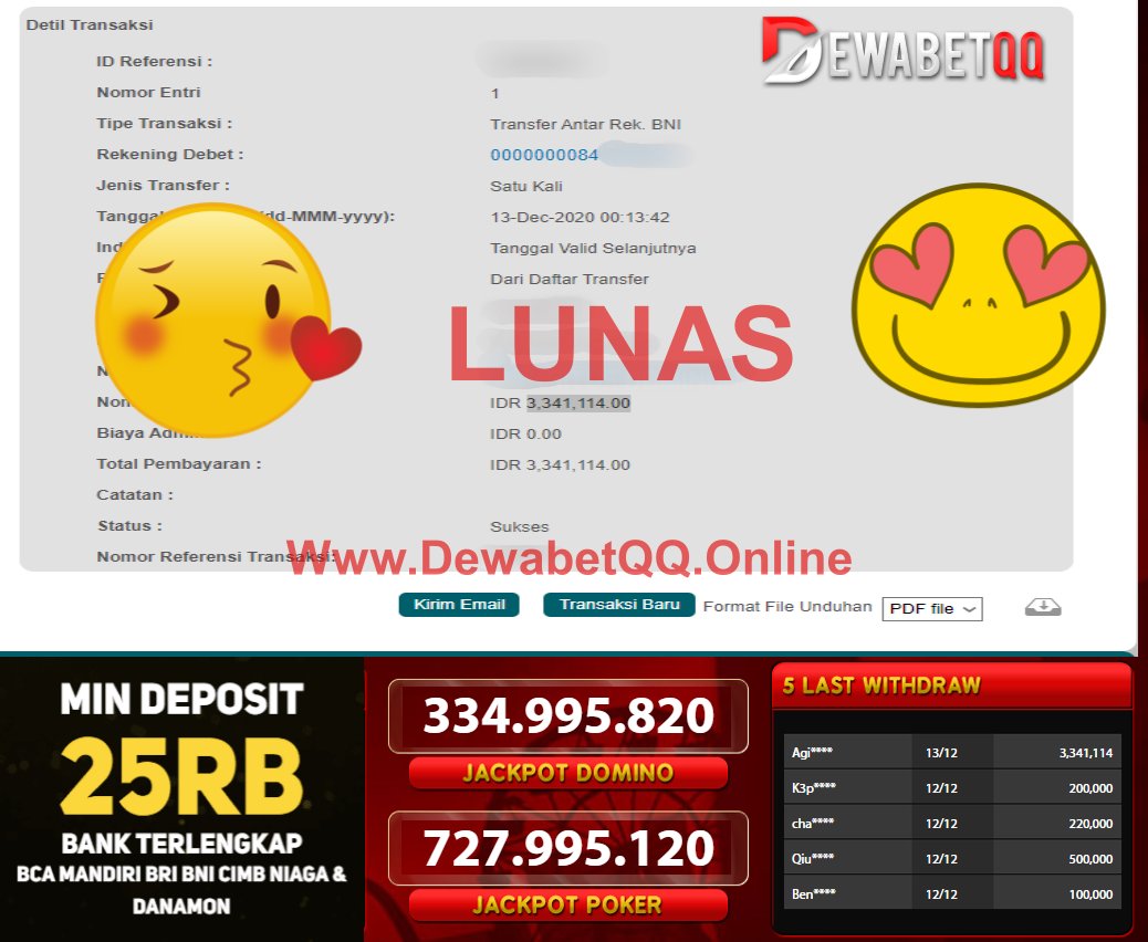 dhea99989036's tweet photo. Buruan gabung sekarang di DewabetQQ Kini tersedia deposit via pulsa....https://t.co/UC4mcrI6EE
whatsapp : +855883410436
#dewabetqq #BandarJudi #DominoQQ #BandarQ #PokerOnline #judiqqonline #qqonline #situsqq
#agendominoqq #sakong #bandarpkv #PKVJUDIQQ #JUDI https://t.co/Aj9V3jz4aF