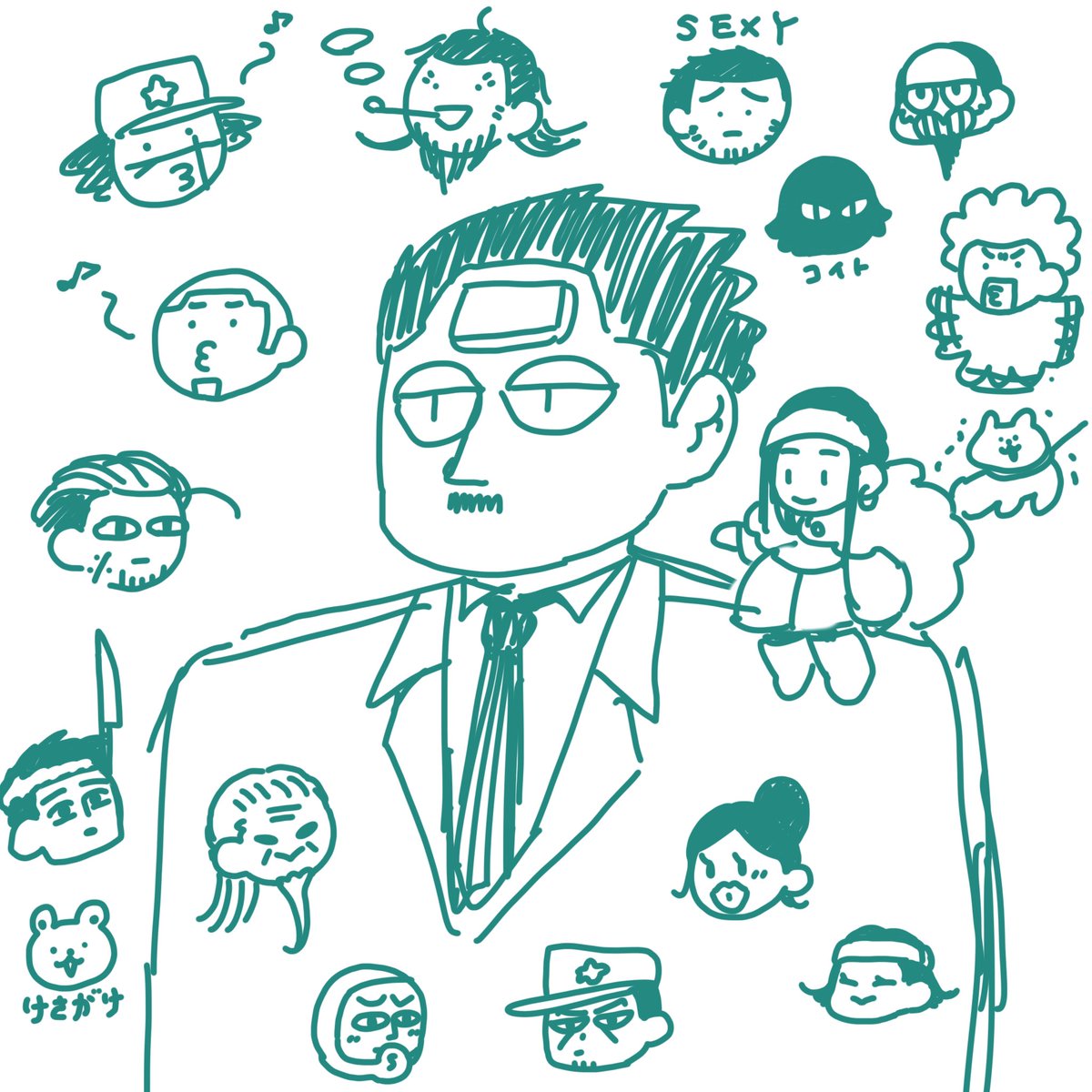 月島軍曹は描いていたかな?と思って遡った 
