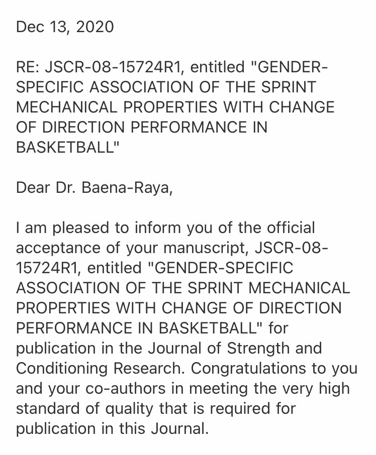 andresbaena96's tweet photo. ⚠️NEW PAPER!🏀

Happy to see my 3er PhD research accepted for publication in JSCR. 

Bridging the gap between lab and field practice in #basketball 🔬🚀💥

Thanks to co-authors, colleagues and players ⛹🏻‍♀️⛹🏻‍♂️

@ManoloRodrigue @AlbertoSoriano_  @peterjr49 @enformaconenri 

Soon ➡️🗞 https://t.co/ipCpAPAxmT
