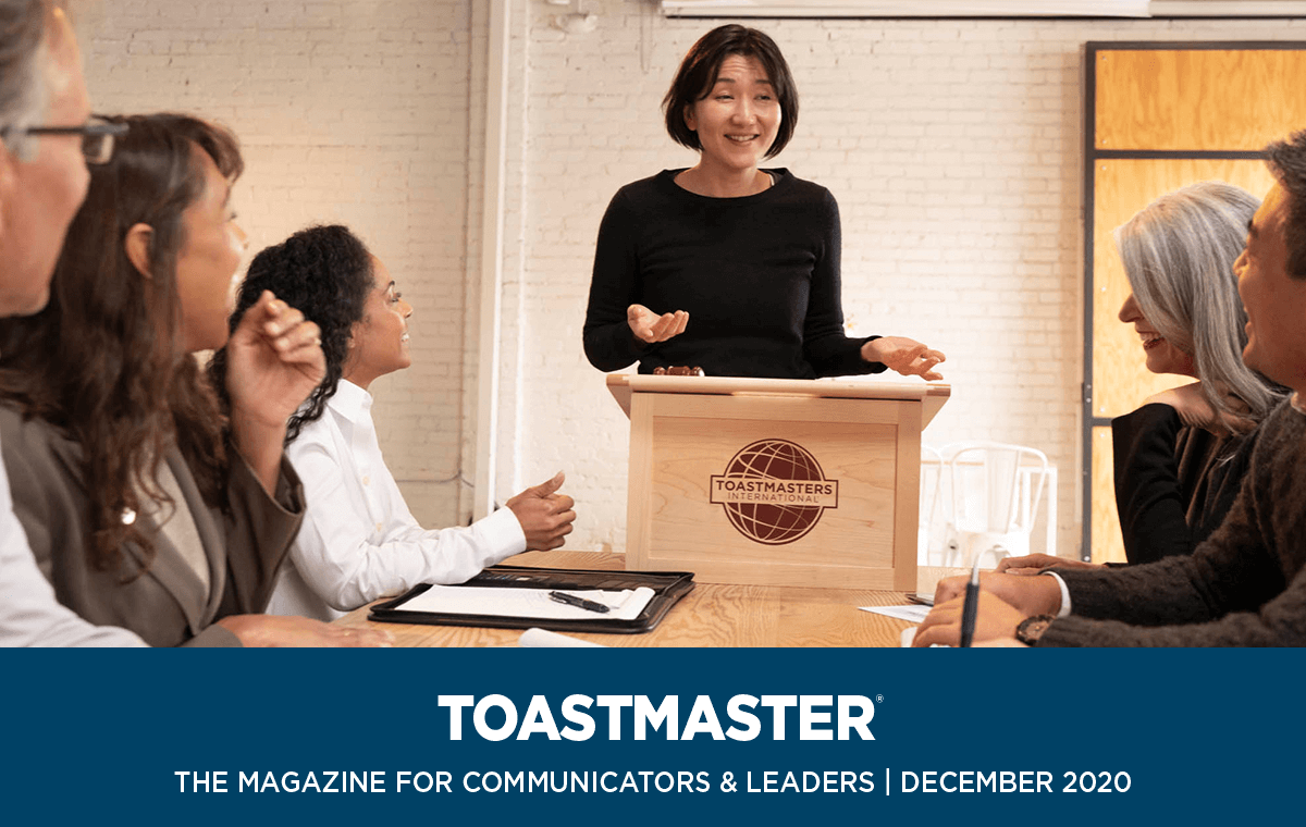 Toastmasters's tweet photo. “Find the humor in the speech. Don’t go out of your way to add a joke.” — Bill Brown, DTM
Learn tips to make your speech something to laugh at in this December Toastmasters Toolbox.
https://t.co/78ELKAchPB
#toastmasters #tips #laughter #laugh https://t.co/b7yvhvyUnE