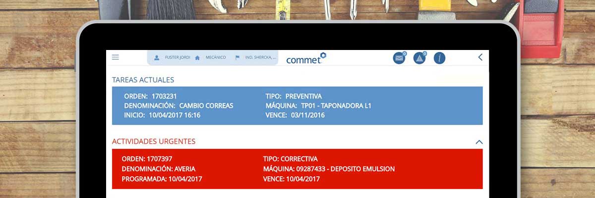 RECUERDA!
WEBINAR ONLINE: COMMET GMAO. TU MANTENIMIENTO BAJO CONTROL
Próximo 📅miércoles 16, os esperamos a las 10.30h para mostraros cómo mejorar vuestros mantenimientos de una forma muy sencilla.
Inscripciones gratuitas👇
commet.es/blog/webinars/…

#mantenimiento #digitalizacion
