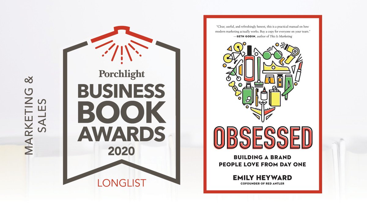 Porchlight Book Company 📚 (@porchlightbooks) on Twitter photo 🎉 Congrats to Emily Heyward — a finalist for the Porchlight Business Book Awards 2020! 📚
Pub | @PortfolioBooks
View the full longlist here: bit.ly/3qsdO86
Shortlist coming soon!
#Marketing #Sales #BusinessBooks #BookAwards <a href="/redantler/">RED ANTLER</a> 🎉 Congrats to Emily Heyward — a finalist for the Porchlight Business Book Awards 2020! 📚
Pub | @PortfolioBooks
View the full longlist here: bit.ly/3qsdO86
Shortlist coming soon!
#Marketing #Sales #BusinessBooks #BookAwards <a href="/redantler/">RED ANTLER</a>