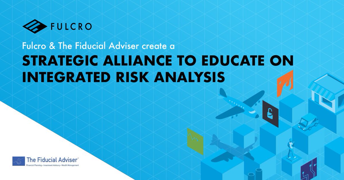 Fulcroinsurance's tweet photo. We excitedly announce our strategic alliance with the financial advisory company @fiducialadviser to educate our clients on integrated risk analysis. Our #InsuranceNerds are joined by TFA's financial planning experts to give you an integrated view of risk analysis. #GetFulcro https://t.co/qrBh4i91OK