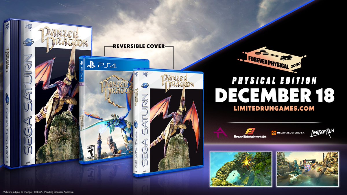 LimitedRunGames's tweet image. You could win a physical Classic Edition of Panzer Dragoon on the PlayStation 4! Follow @LimitedRunGames, @ForeverEntert, &amp;amp; @SEGA, then like and retweet to be entered. We will draw a winner tomorrow. GLHF!