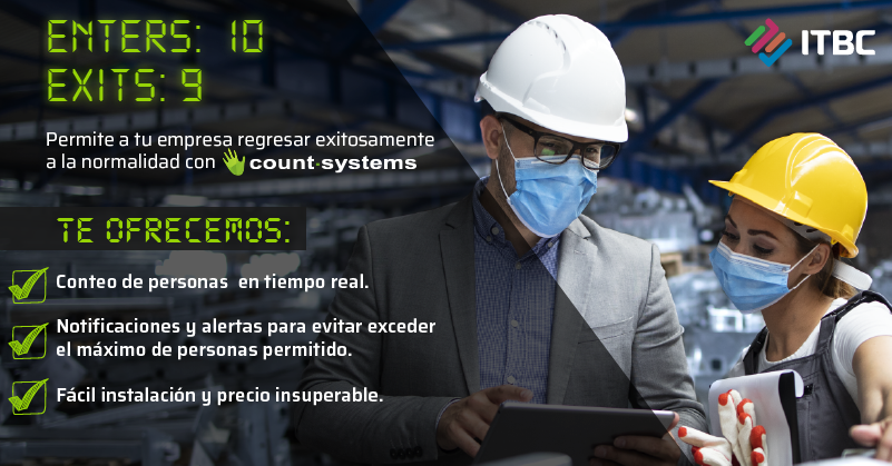 itbc_group's tweet photo. Adquiere Count Systems, un sistema inteligente de control de aforo y líbrate de multas o penalidades.

👉https://t.co/nKGKnFBpm9
👉https://t.co/3ebpgICMDM

#NuevaNormalidad #PostCovid #Madrid #España #ControlCovid #Aforo #controlAccesos https://t.co/kb9RHAjqCX