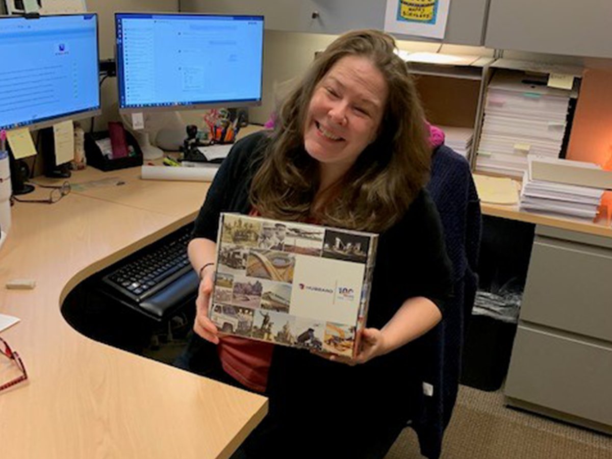 Christmas came early this year at Hubbard! Every member of our outstanding team is receiving a custom gift box commemorating our company’s 100th Anniversary. #100years #florida #hubbard #100yearsofhubbard #attitudeandexecution #excellence #civilconstruction #paving #asphalt