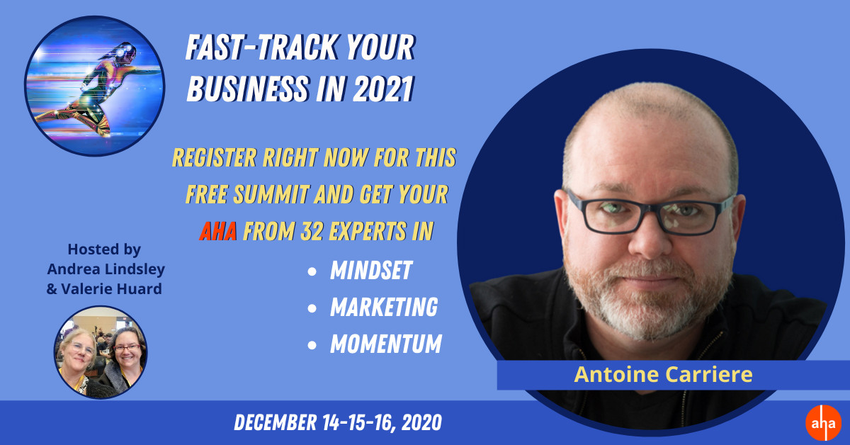 AntoineBCarrier's tweet photo. I am honored to be speaking today on a topic that is very important:
How to get your clients to buy from you - understand who actually wants to be your customer

Join me today at 4:40 pm EST for the free workshop.

https://t.co/JnS1ADZutI.. to register. https://t.co/aTFyTKGZuA