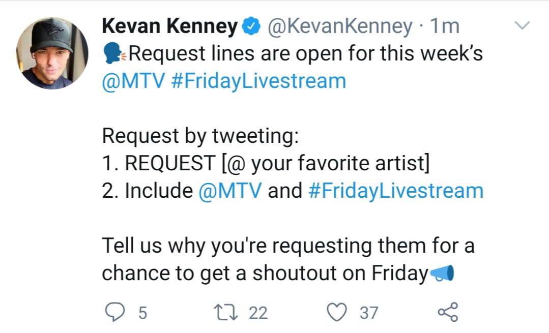 dimash_usa's tweet photo. Request lines are open 

REQUEST @dimash_official @MTV #FridayLivestream https://t.co/dWtSBpT4n5