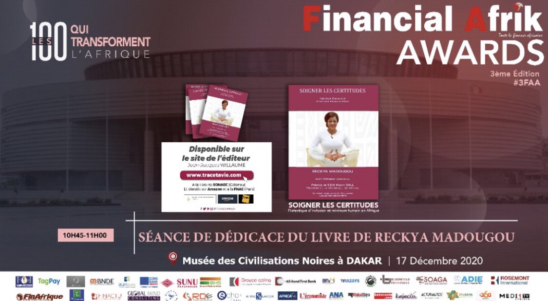Financialafrik's tweet photo. Dédicace spéciale livre @MadougouReckya aux #3FAA https://t.co/2WDkzSmSng