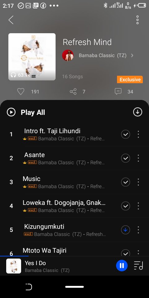 jovainevanjov's tweet image. Hii Albums ndiyo Bora kwa Mwaka 2020, #RefreshMind Nimepata wasaa wa Kusikiliza nyimbo zote  kupitia @BoomplayMusicTZ  ziko Hot sana.🔥🔥
Respect my Bro @BarnabaClassic 

boomplaymusic.com/share/album/18…