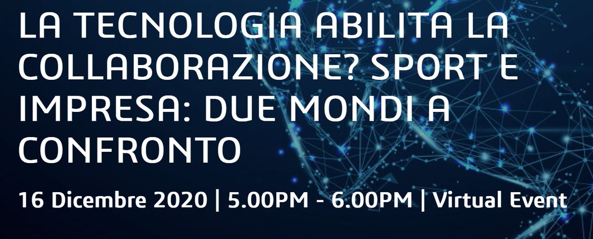 Last chance to register! Don't miss it! 

--> caetech.it/sport_e_impres…