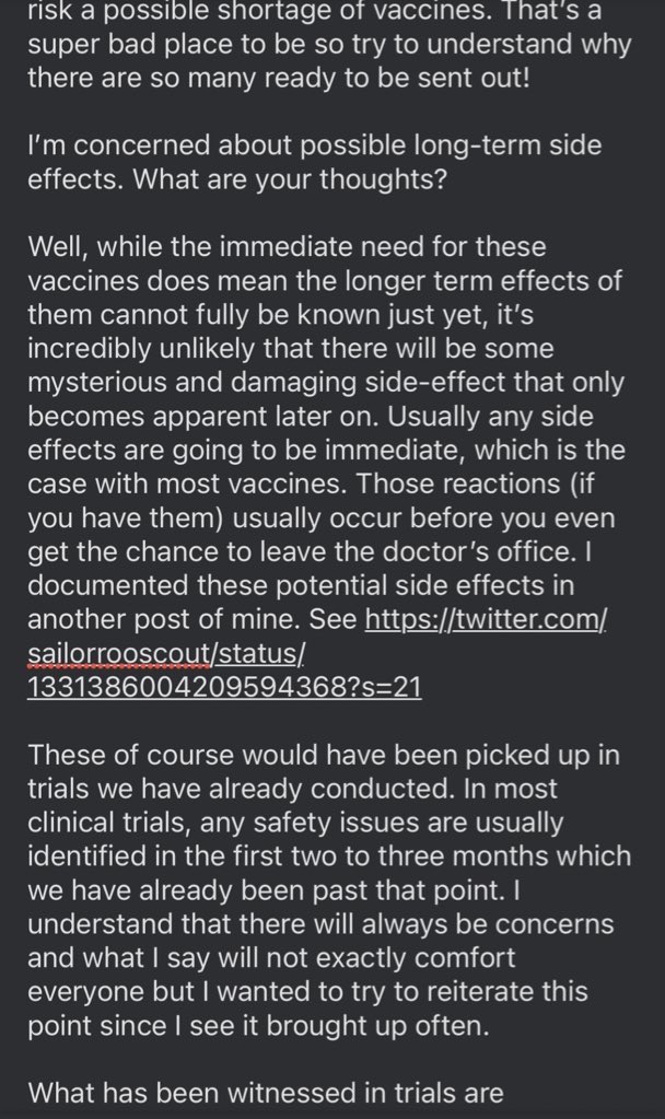 Concerns about the vaccines and the speed as to which they were developed? Read these to ease your mind. 1/2