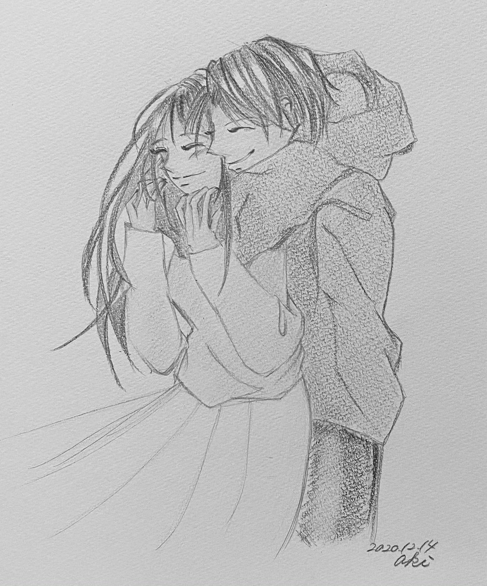 Aki Love Dolphin 週末のレコーディング後の打ち合わせで 久しぶりに あすなろ抱き というワードや概念が話題にあがったので描いてみた 俺じゃダメか なシーンではありません パーカーの似合う男性が好きです イラスト 色鉛筆イラスト 手描き