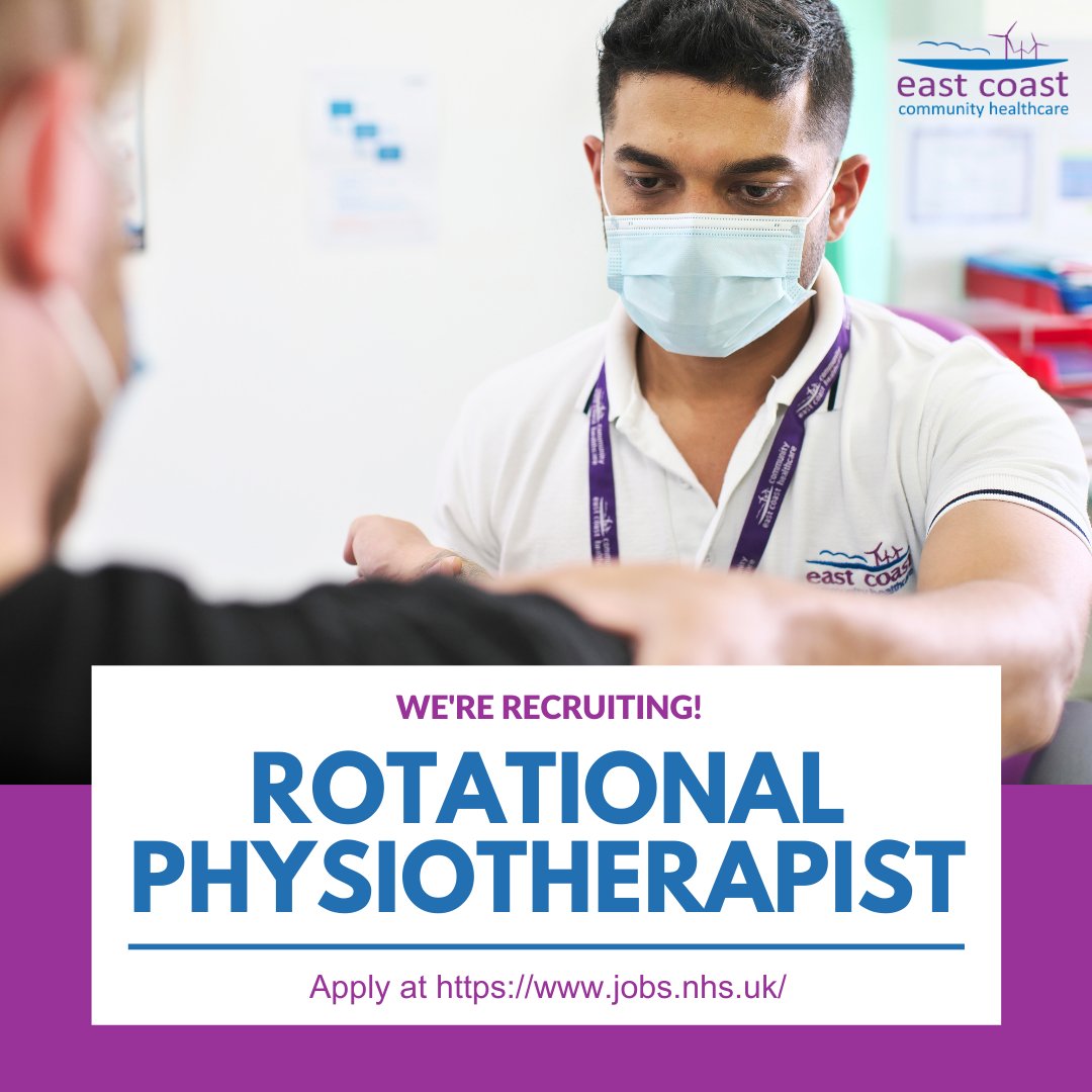 EastCoastCH's tweet photo. 📣 Exciting job opportunity 📣

We're looking for a Band 5 Rotational Physiotherapist to join our @EastCoastPhysio Physiotherapy Rotation, covering Neurology, Primary Care Network and Musculoskeletal Physiotherapy. 🧑‍⚕️

👉 To find out more/apply, visit: https://t.co/lQqRVUjwaK https://t.co/bMo1wu04r5