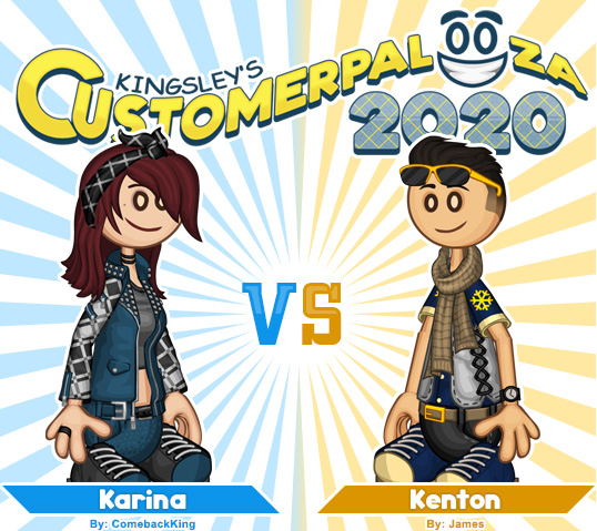 FliplineStudios's tweet photo. Kingsley’s Customerpalooza 2020: Final Match:
Karina by ComebackKing    –VS–     Kenton by Jame
Vote Now: https://t.co/pmqEPy5oSx
...
#KCP20 #Customerpalooza #FliplineStudios #PapaLouie https://t.co/X4alroySSS