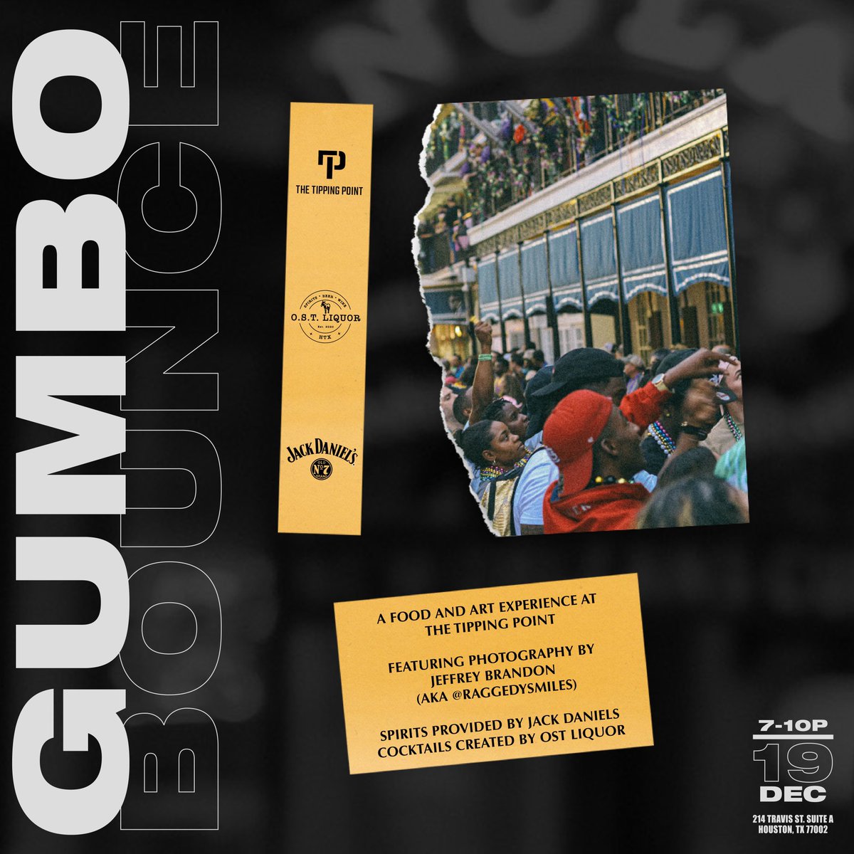 RaggedySmiles's tweet photo. This Saturday! I will be showcasing my work. Please click the link on my Instagram bio to order your gumbo. Drinks will be served as well. Let’s have a great time. The homie @whos_boudreaux will be cooking the gumbo so you know it fire. https://t.co/iTrtMZY9dP