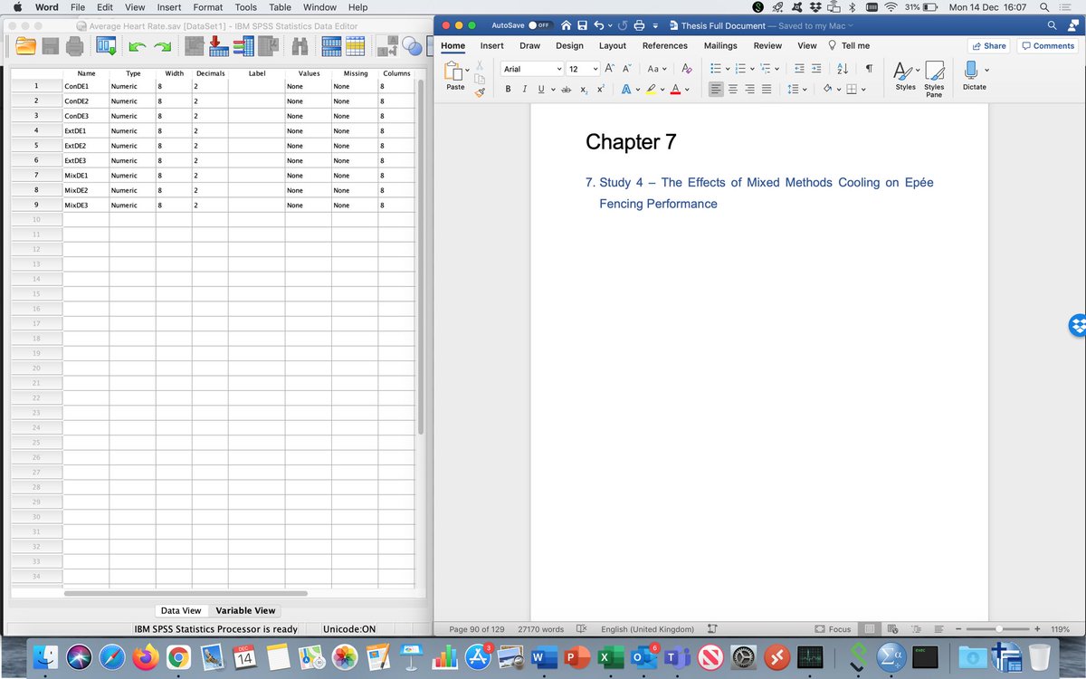 Luke_Oates92's tweet photo. First time opening the PhD in 5 months... let’s start with some study 3 SPSS. 2020 has been a crazy year and the PhD had to take a back seat #baby #dad #housemove #covid #onlineteaching #phdchat #dataanalysis #easein #letsdothis 💪 https://t.co/hCKw2mwU1r