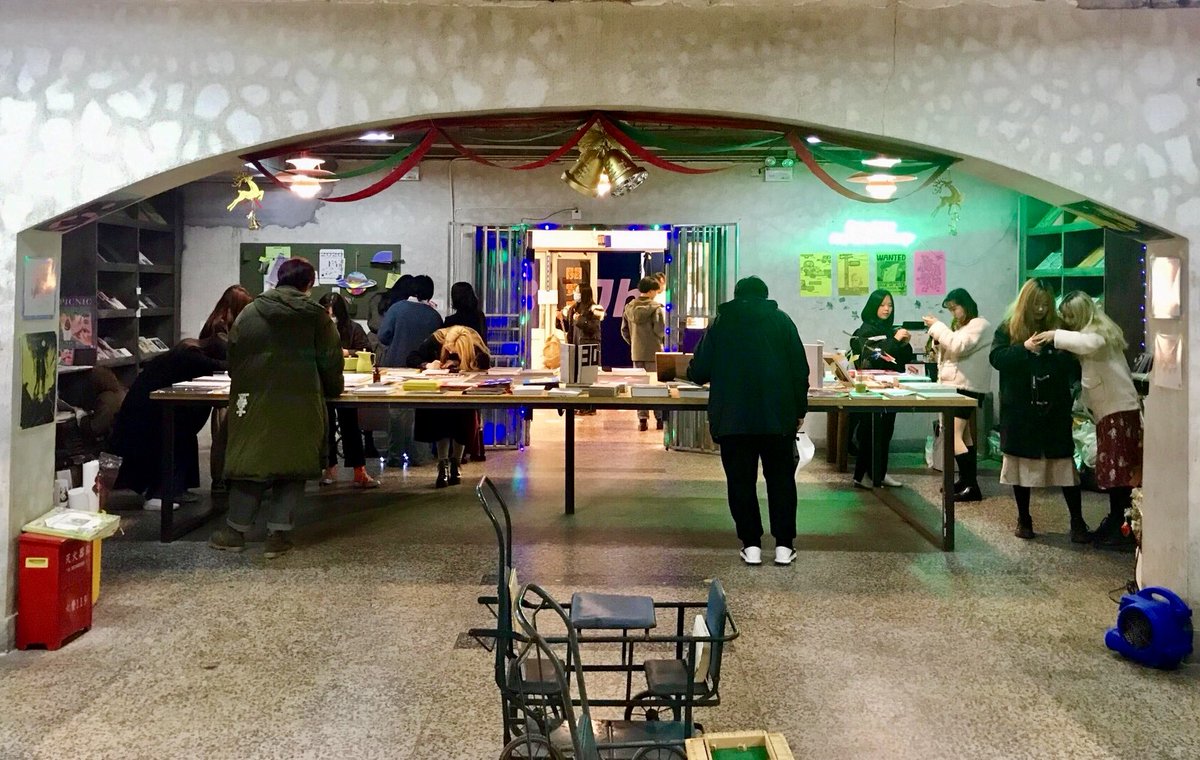 OuchTheatre's tweet photo. Applied Theatre Festival 2020 | Opening: ‘From unripe to mature’

How would you describe 2020? 
We held a #PlaybackTheatre in an underground Art Bookshop to share stories of our growth throughout this year.

#AppliedTheatre #AppliedDrama https://t.co/P5sOXYbgQm