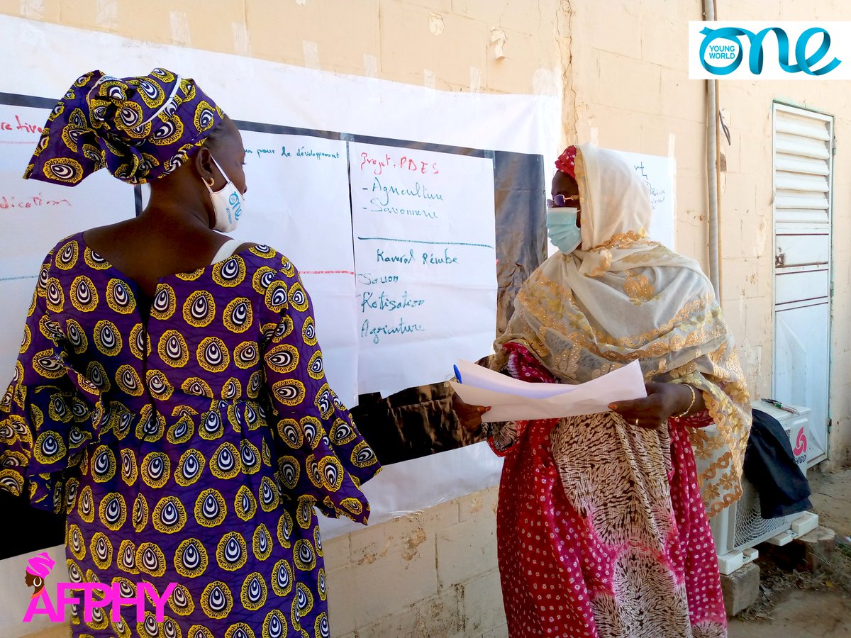 AFPHY1's tweet photo. Atelier de Formation sur L’Économie Sociale et Solidaire pour les femmes et filles bénéficiaires du projet Fight Co-Vi Initiative: Recovery, au niveau de la commune de M'Bagne (Région Brakna), financé par One Young World.
#OYW #oywaction #OrangeTheWorld https://t.co/g1XSG8eCvj