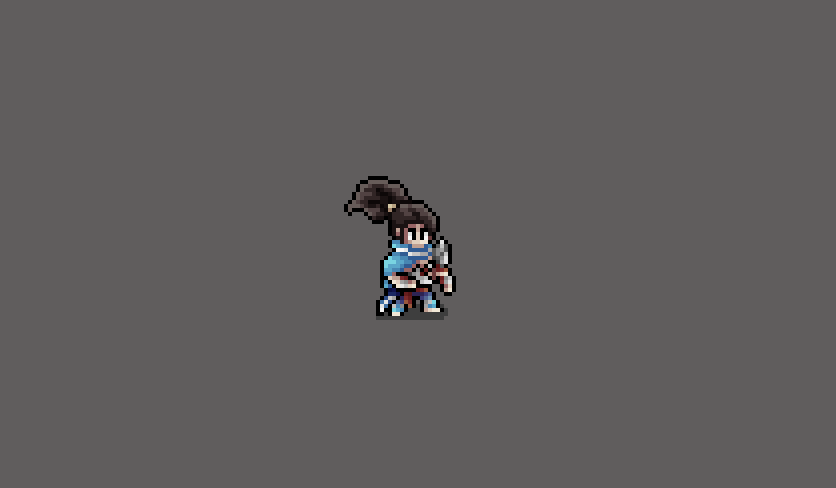raul_volp's tweet photo. Yasuo mini pixel commission. =) #pixel #pixelart #2dart #2dartist #aseprite #digitalart  #pixelartist #gameart  #ttpgames #ドット絵  #LeagueOfLegends #LeagueOfLegendsFanArt @LeagueOfLegends https://t.co/bYSP5faFLr