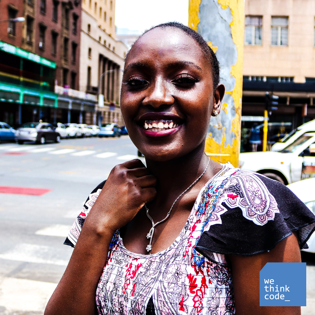 wethinkcode's tweet photo. Meet Xolisile Tshabalala, a first year WeThinkCode_ student, from Ennerdale, Johannesburg.

"I didn't know much about IT, so when I found out about WeThinkCode_ I thought it was a great opportunity to finally learn more.” 

Apply today! https://t.co/hs5hgs9OxJ https://t.co/bOH4x88O3t