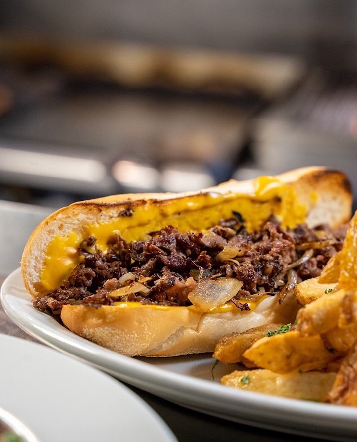 Philly Cheesesteak from IG: <a href="/hook_and_ladder/">Hook & Ladder Bar</a> 
.
#EatingNorCal #phillycheesesteak #cheesesteak #sandwich #sacramento #eatlocal