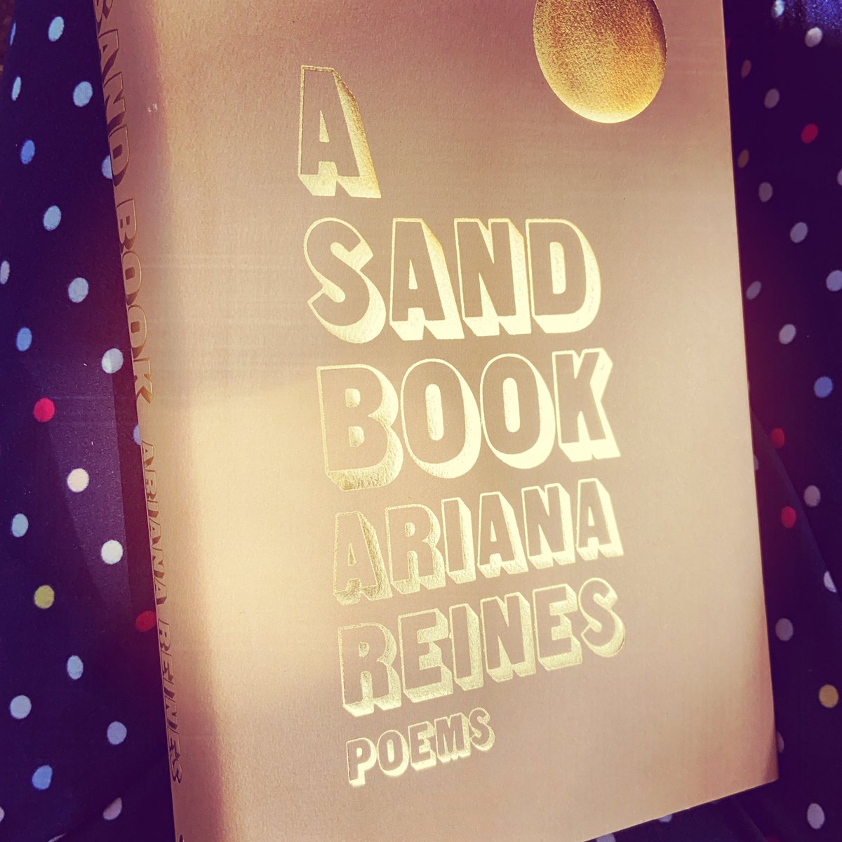 A SAND BOOK by  @arianareines.  @Tin_House.