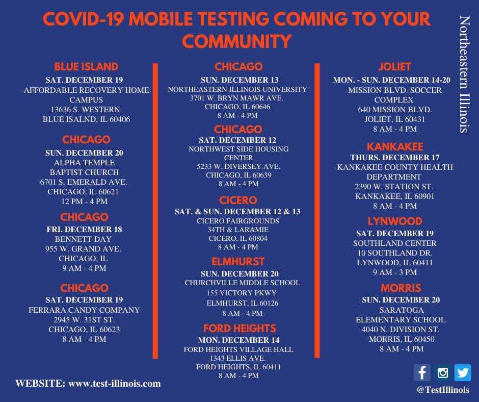 TestIllinois's tweet photo. Let's do our part &amp; continue to get tested Illinois! 

We have thousandths of cases each day, &amp; as a state we need to do the things we are supposed to be doing &amp; following the guidelines. Help stop the spread in each of your counties, &amp; encourage those around you to do the same! https://t.co/6q1d2hOljp