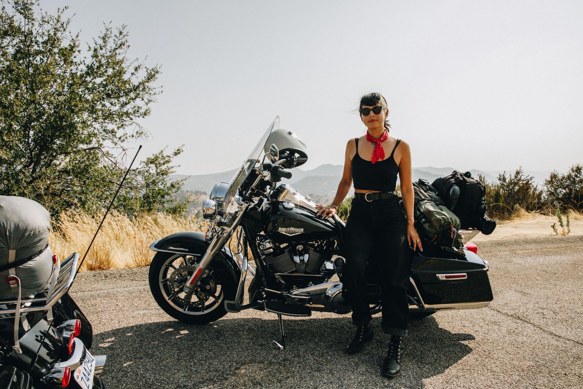 Queen of the Road with <a href="/eaglerider/">EagleRider</a> .
#HarleyDavidson #RoadKing #EagleRider