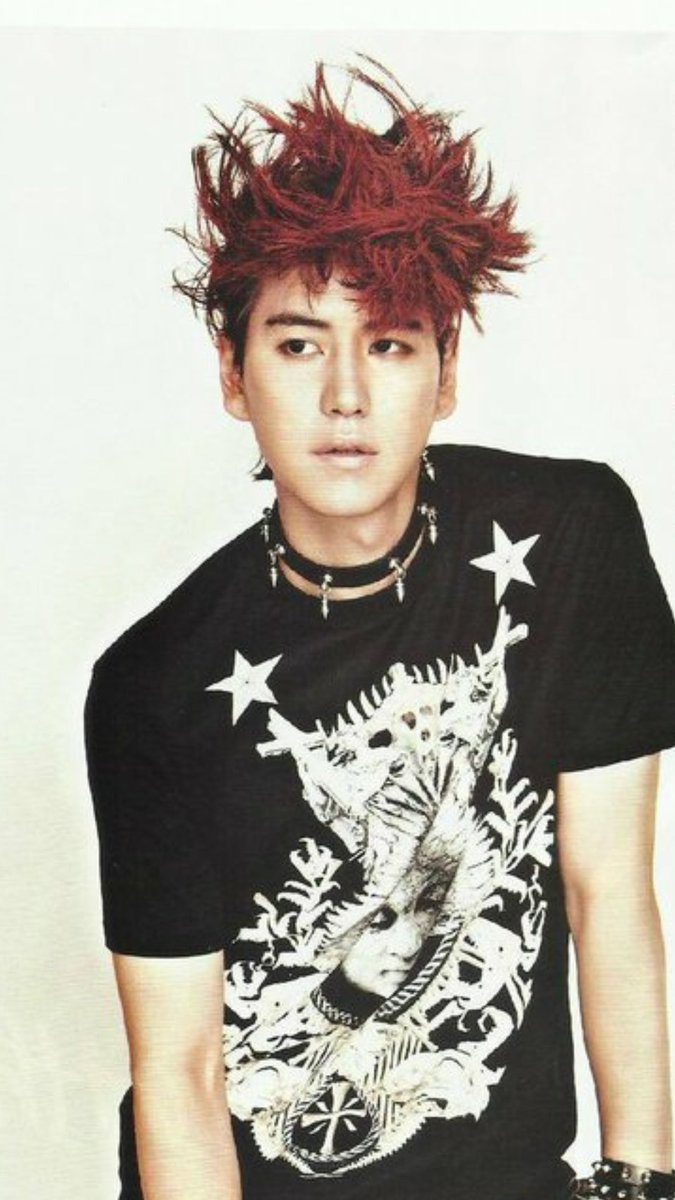 Red-haired KyuChul. 