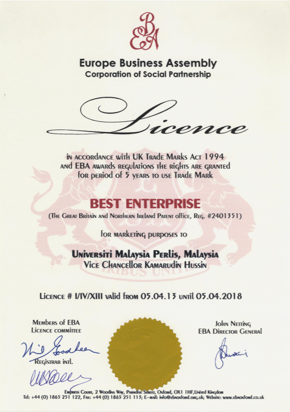 USIM dan UniMAP pun beli anugerah palsu daripada Europe Business Assembly juga?