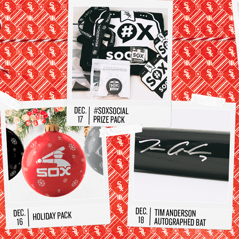 whitesox's tweet photo. 12 Days of Soxmas is BACK! 🎁

For the next 12 days, tune in on Twitter for a chance to win. What prize stands out to you the most?