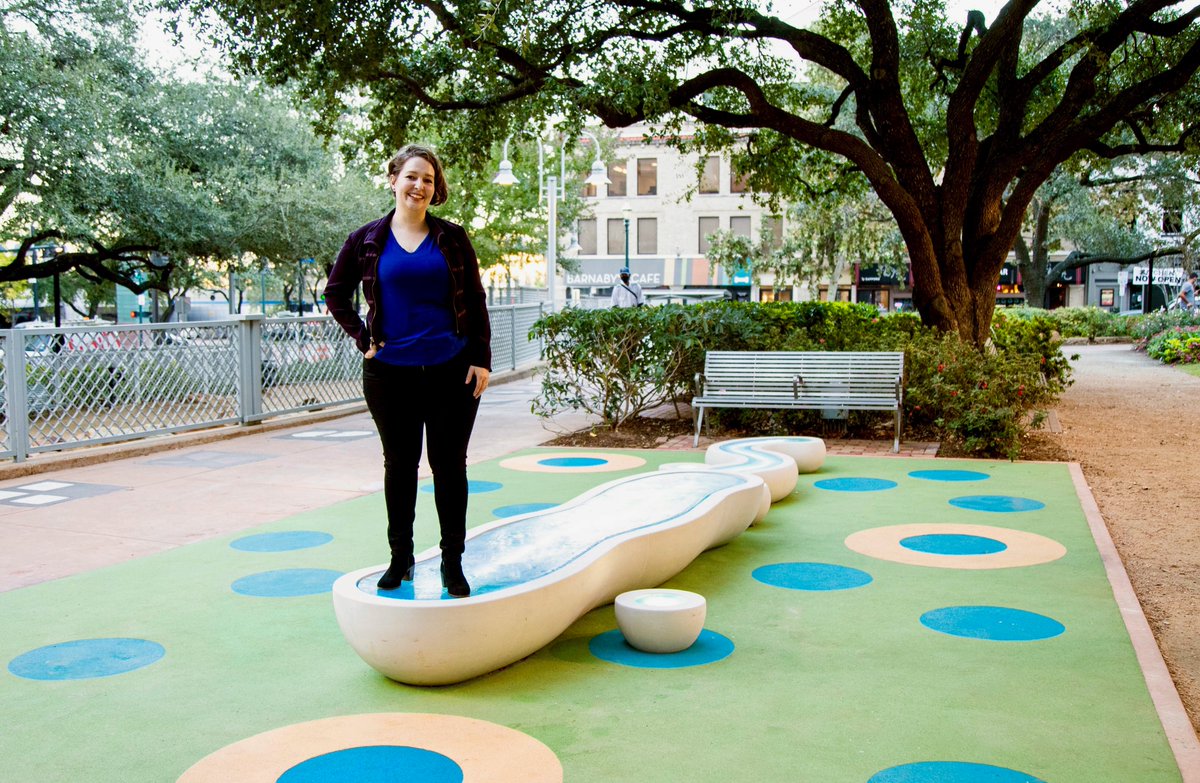 #ARTLOVERS!! Head down to <a href="/MarketSquareHou/">Market Square Hou</a> Park in #DowntownHouston for this new art by <a href="/falonland/">Falon Mihalic</a> Studio! INFO: hotinhoustonnow.com/2020/12/perman… #publicart #houstonart #art #artists