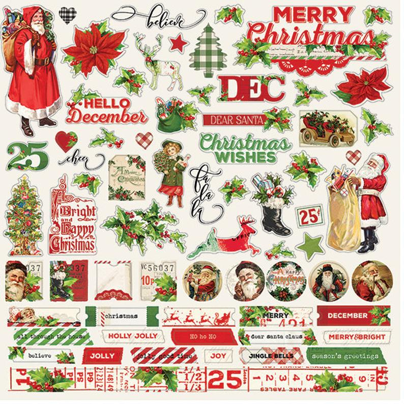 Simple Stories  Simple Vintage Christmas  12x12 Combo Sticker Sheet
#ChristmasScrapbooking #Christmas #ChristmasDIY #Scrapbook #Scrapbooking #Xmas #Xmascrafts #ChristmasCrafts #Crafts #VintageStickers #Vintage #VintageChristmas #SimpleStories #StickerSheet 
#ItsaCraftyChristmas