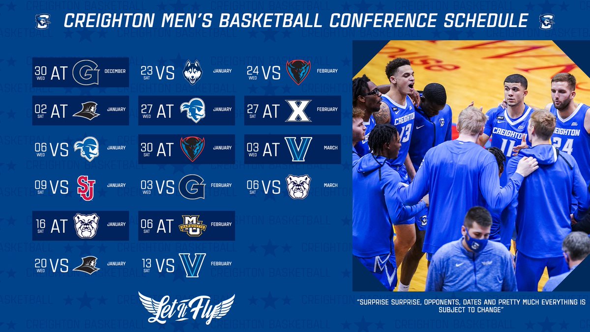 BluejayMBB's tweet photo. 🔵The rest of the schedule⚪️

🗒️ https://t.co/7sdtABKM2M

#GoJays https://t.co/DKNeF9gOQy