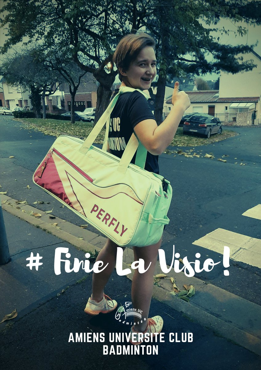 aucbadminton80's tweet photo. La reprise des jeunes, c'est demain pour nous ! Merci à @AmiensMetropole 

➡️Plus d'infos ici : https://t.co/7VRG5NPrrd

C'est Candice qui est contente car #FINIELAVISIO😉

@GroupeAesio 
#PERFLY
#DECATHLONAMIENS https://t.co/JLTCx4eXIM