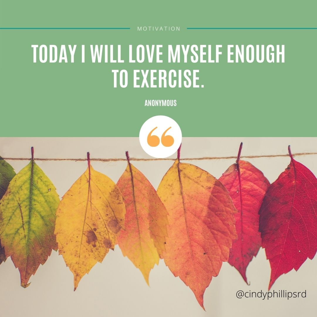 CindyPhillipsRD's tweet photo. Move joyfully. Length of time does not matter today. https://t.co/rWwVDlEXbE