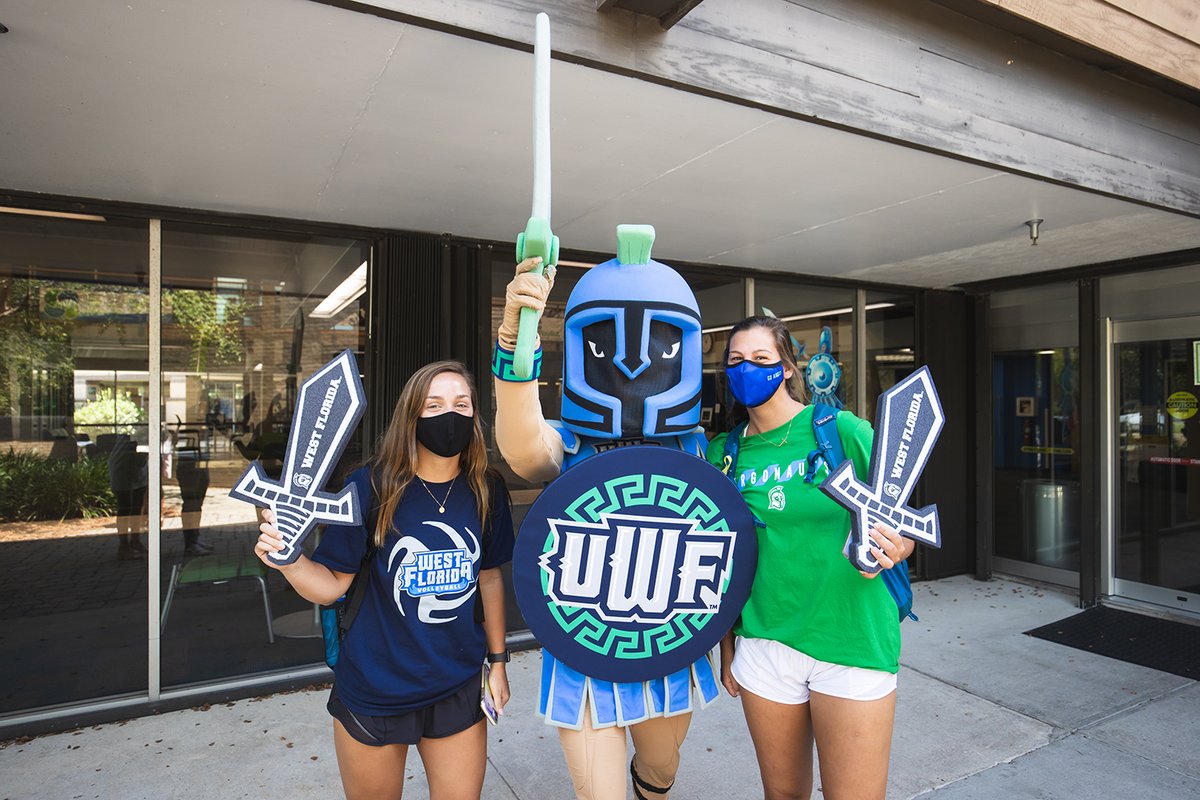 UWF's tweet photo. No matter where you may go, remember to #ShieldUpArgos! 😷 https://t.co/OLXpjzDgNo