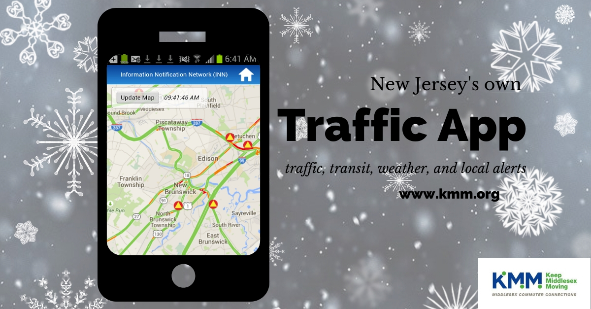 MiddlesexCmuter's tweet photo. The forecast is calling for snow beginning this Wednesday into Thursday morning. Stay ahead of the traffic and weather and download the KMM Traffic App. It's free and available for Andriod or iPhone. https://t.co/8TtiNCYOqN
#njtraffic #trafficapp #snow #njcommute https://t.co/8Se5mOf5PD