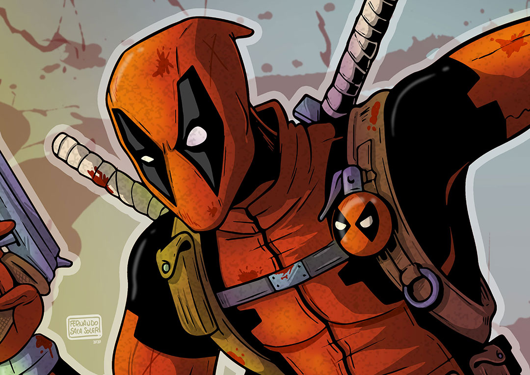 f_sala_soler's tweet photo. Fanart del irreverente y divertido #Deadpool.
Fanart of the irreverent and funny Deadpool😁
#illustration #ilustracion #dibujo #drawing #fernandosalasoler #fernandosalasolerdesign #widewilson #marvel #comics #Photoshopart #art #arte #marvelfanart #fanart #wacomartist #digitalart https://t.co/y0UKWSWkNY