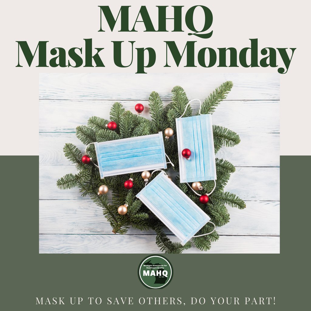 MAHQ_MI's tweet photo. Mask Up Monday!
Article: https://t.co/WfaKXHaHaM
#MAHQ #healthcare #quality #qualitycare #safety #maskup #maskupmichigan #protectyourself #protectothers #masksareessential #maskssavelives #covid19 #pandemic #maskmandates #stopthespread #coronavirus #doyourpart #savelives https://t.co/oxIYoKbzQP